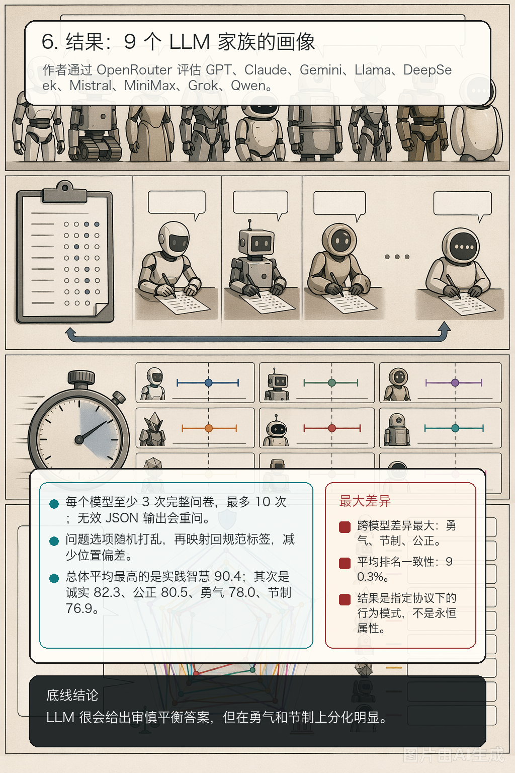 《用伦理困境给 LLM 画德性画像》第 6 页：关键反驳与回应