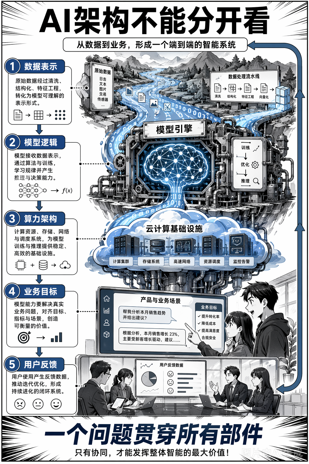 《作为一元论的人工智能》第 4 页：组织如何被重塑