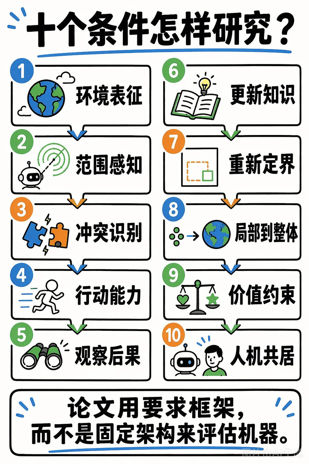 《机器真会创造吗？》第 4 页：十个条件怎样研究