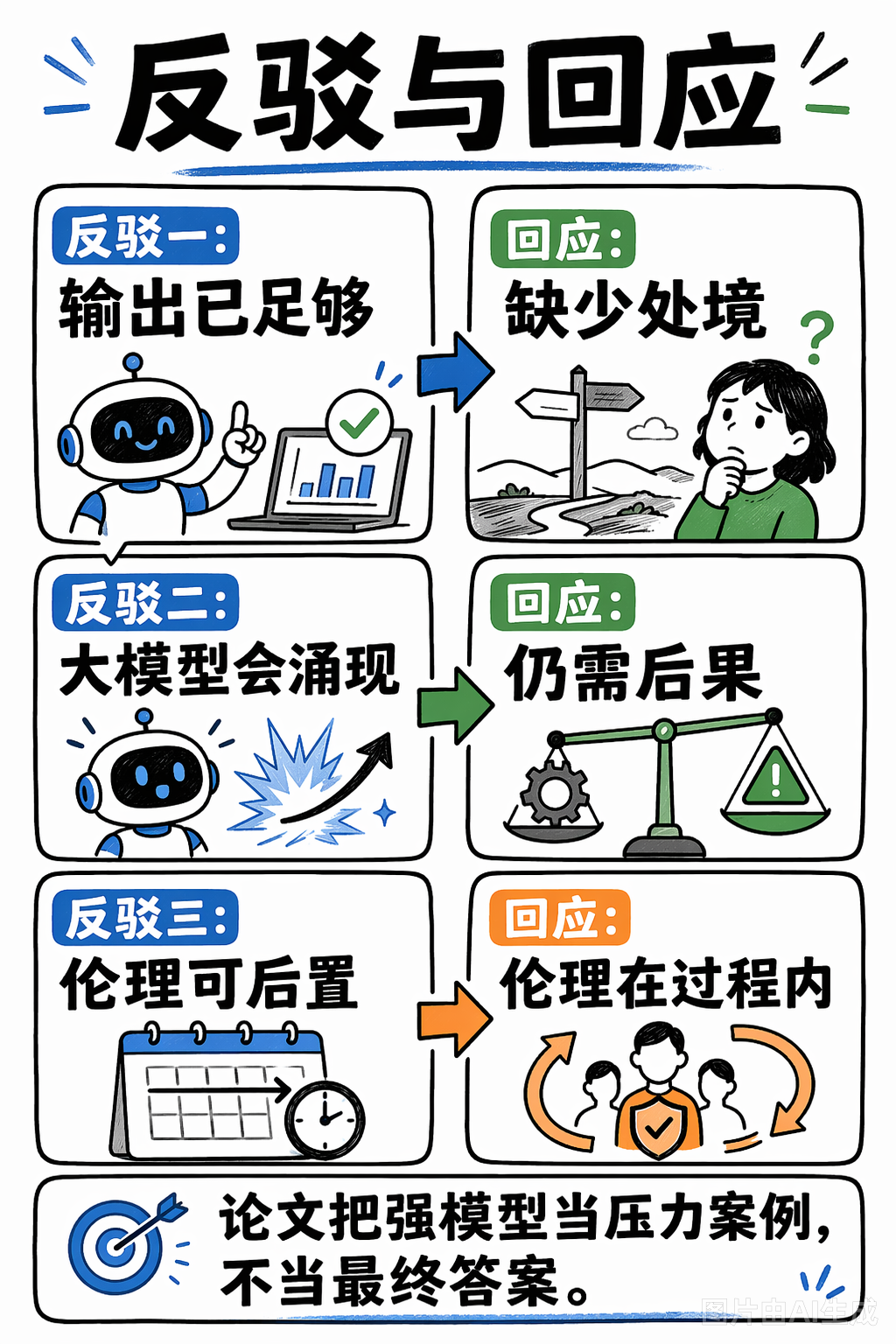 《机器真会创造吗？》第 6 页：反驳与回应