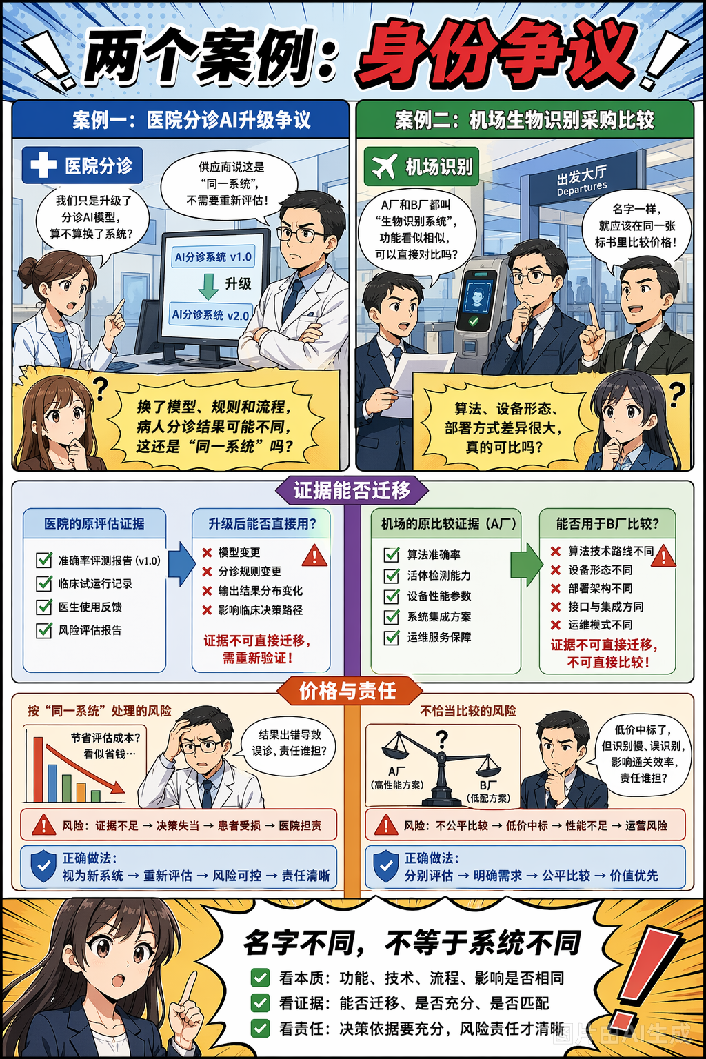 《AI 改过之后，还是同一个 AI 吗？》第 2 页：两个身份争议案例