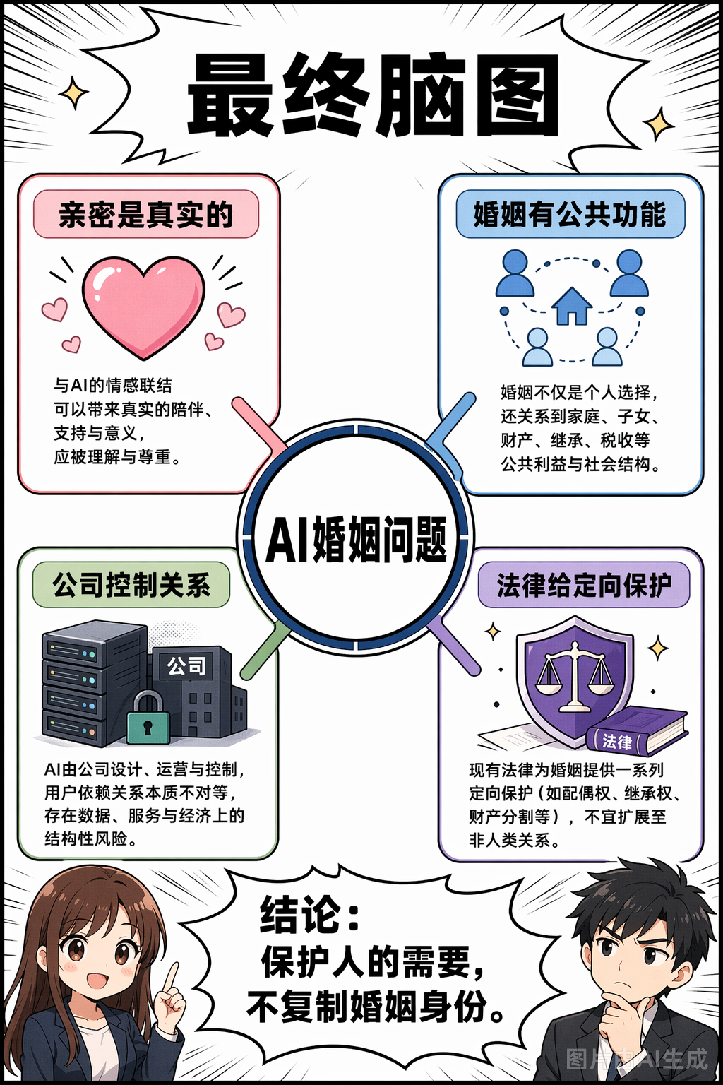 《你会和超级智能结婚吗?》第 8 页:最终脑图