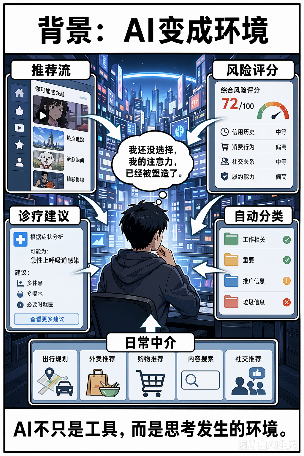 《当 AI 接管判断,人类还在思考吗?》第 2 页:AI 如何成为认知环境