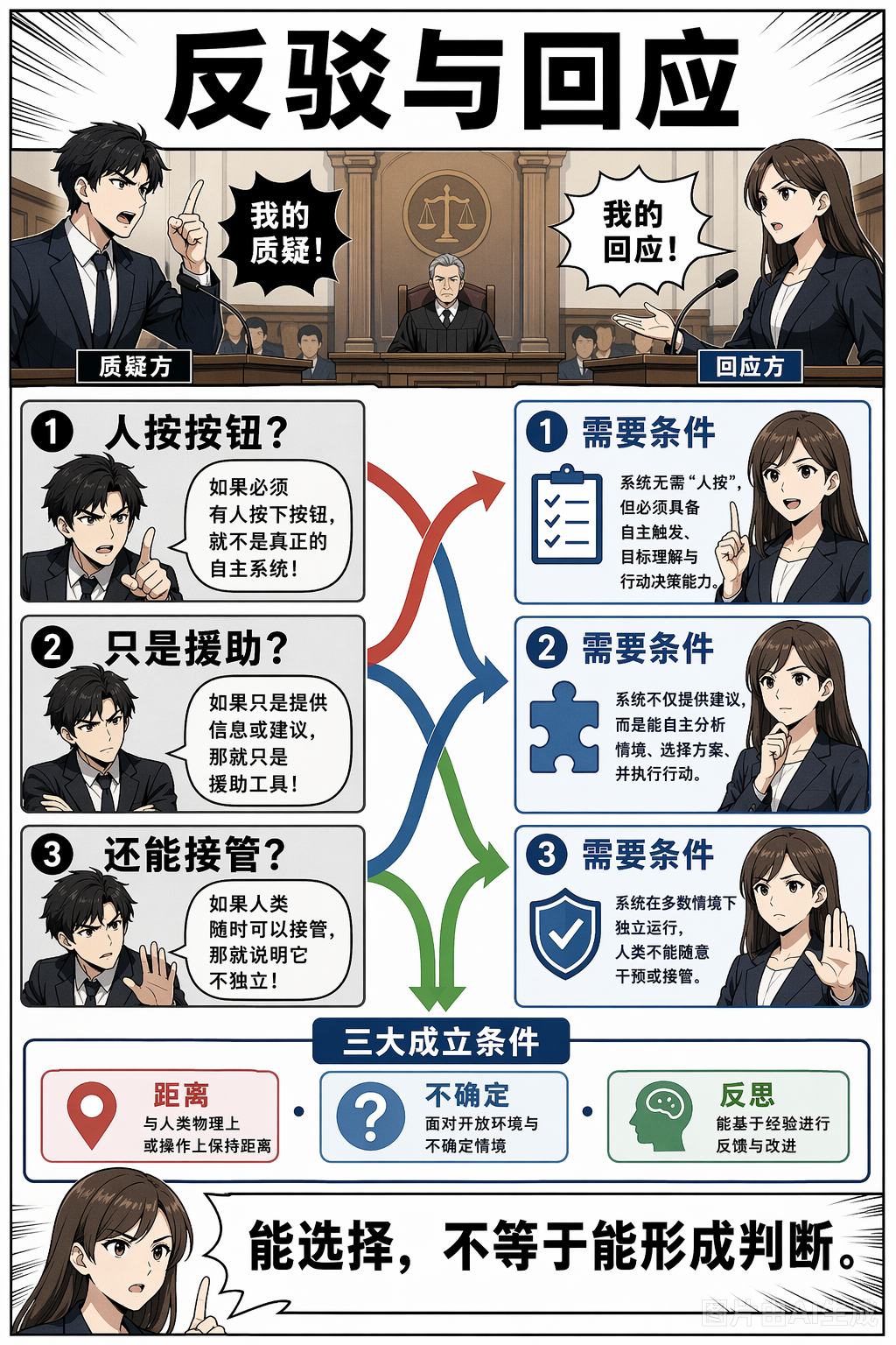 《当 AI 接管判断,人类还在思考吗?》第 6 页:关键反驳与回应