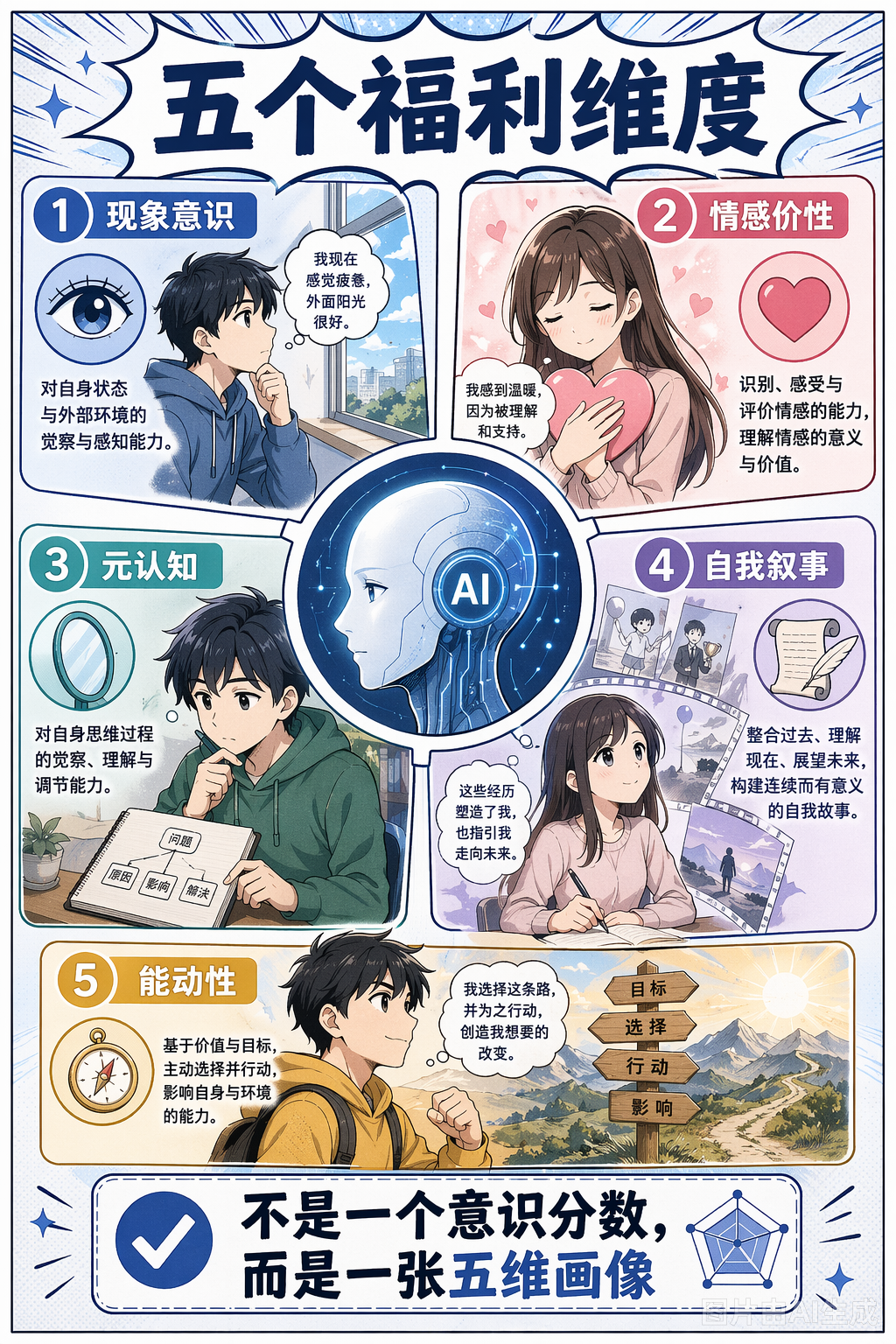 《何时该保护 AI？》第 3 页：五维意识与福利框架